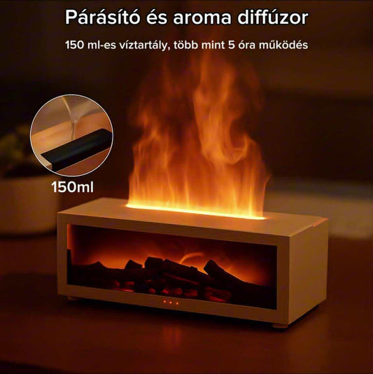 Aroma Diffúzor - 7 színű LED fénnyel